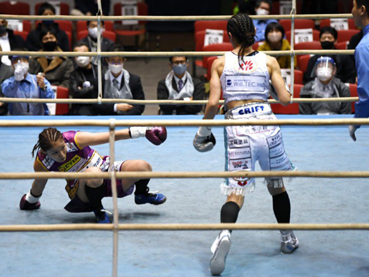 ミツキボクシングジム所属 奥田朋子 WBO女子世界スーパーフライ級王座戴冠