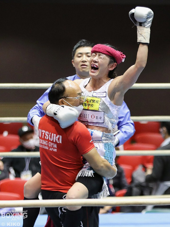 ミツキボクシングジム所属 奥田朋子 WBO女子世界スーパーフライ級王座戴冠