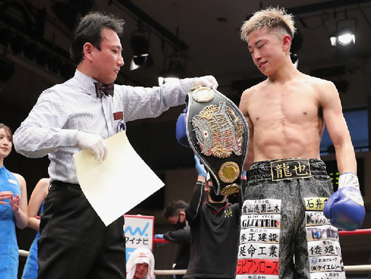 ミツキボクシングジム所属 津川龍也 日本スーパーバンタム級ユース王座戴冠