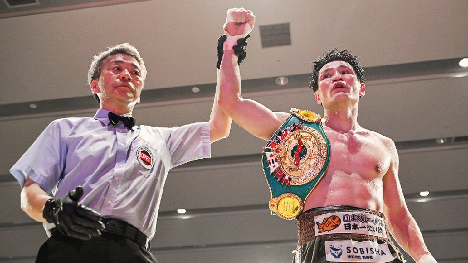 OPBF東洋太平洋スーパーミドル級チャンピオン 野中 悠樹